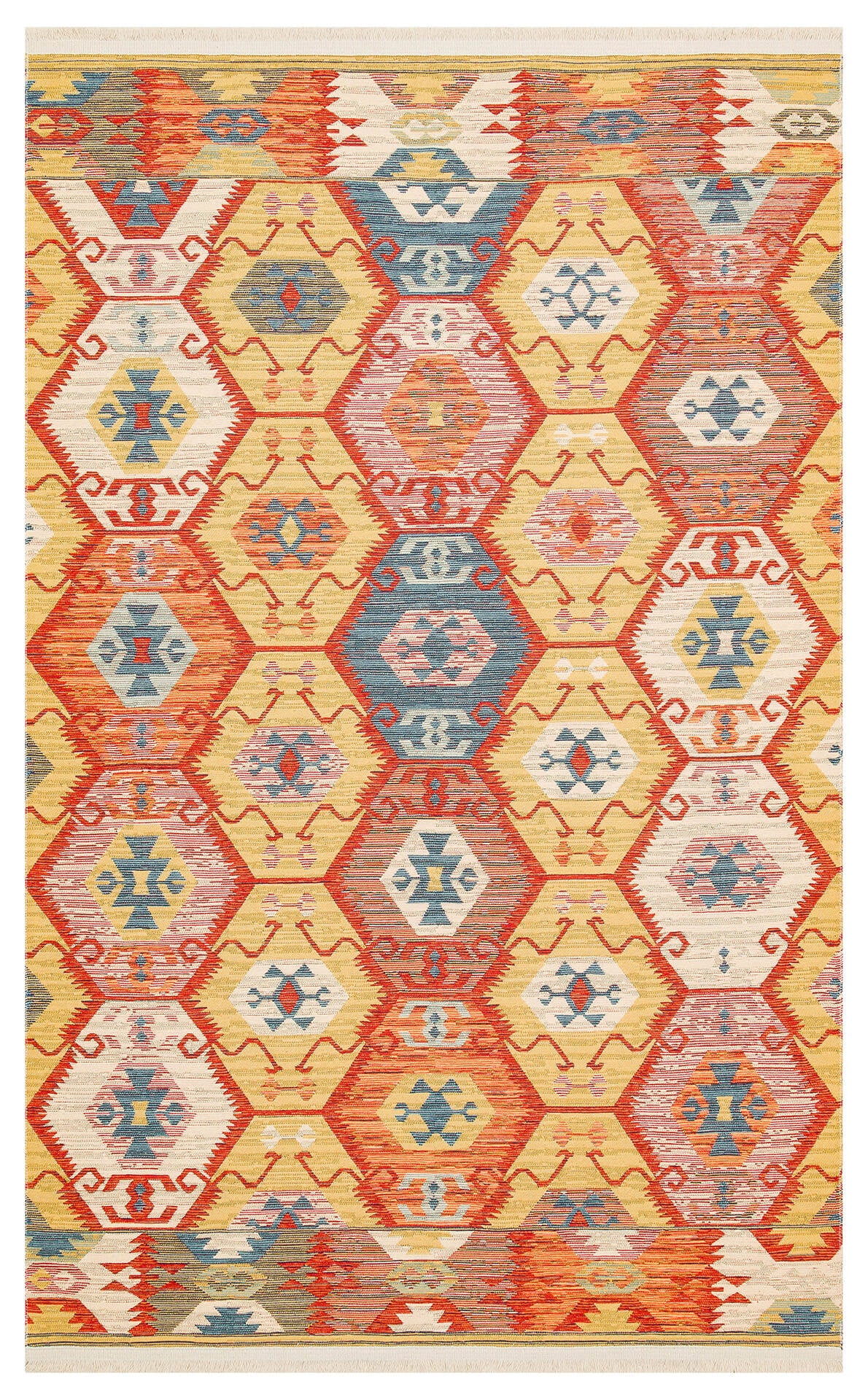 Nomad NMD 06 Kırmızı - Yumuşak Dokulu Modern Halı